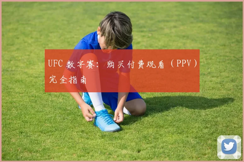 UFC 数字赛:购买付费观看(PPV)完全指南